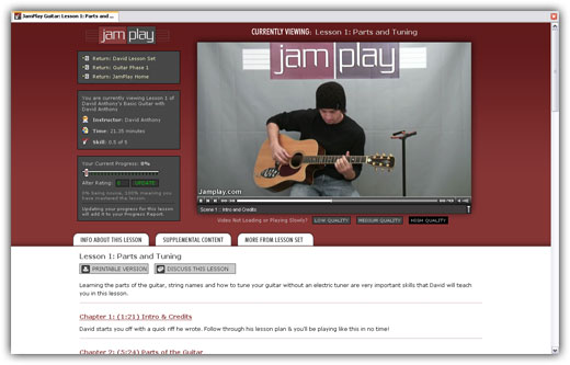 JamPlay Fingerpicking Guitar