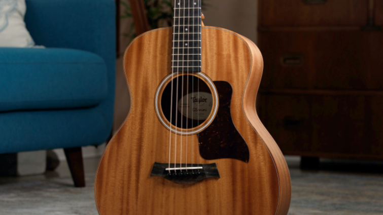 A Taylor Swift Mini GS acoustic guitar