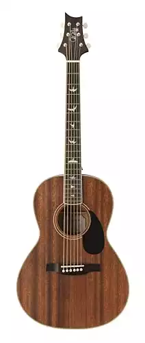 PRS Guitars 6 String SE P20E Parlor Acoustic Electric, Vintage Mahogany with Gig Bag, Right, (106997:VM)