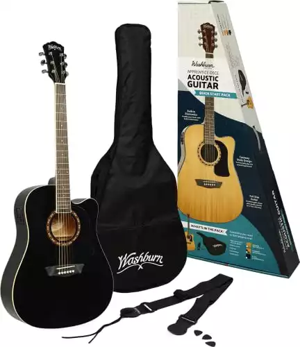 Washburn D5CE Apprentice 6-String Acoustic Guitar Kit