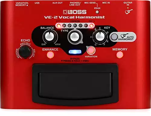 Boss VE-2 Vocal Harmonist Effects Pedal