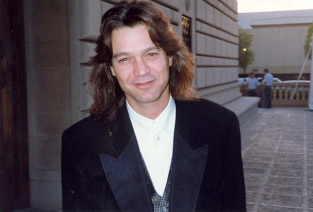 Eddie Van Halen at the 45th Emmy Awards.