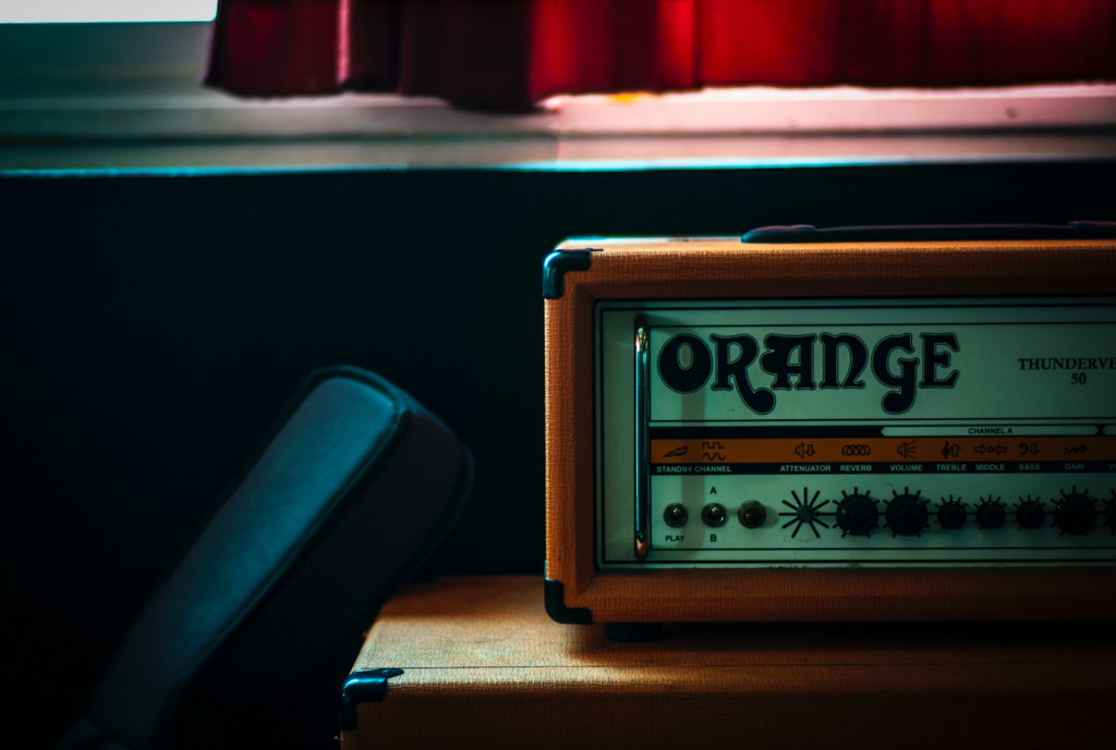 An Orange amp.