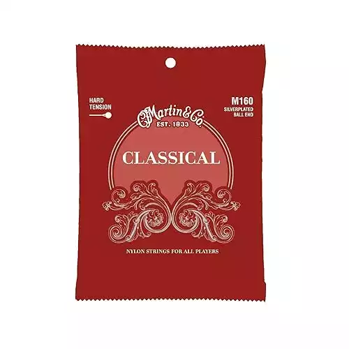 Martin M160 Silverplated Ball End Classical Guitar Strings