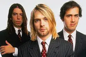 The band members of Nirvana.