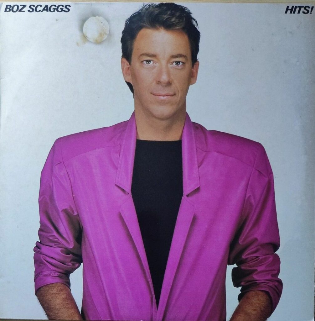 Boz Scaggs on his album cover "Hits!"